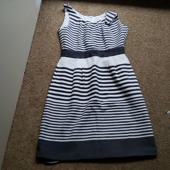 Banana Republic Italian Fabric Stripe Dress - Picture 1 of 4